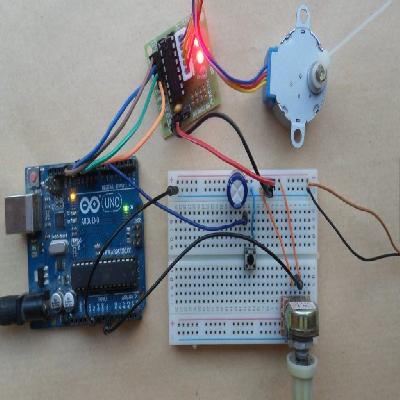 Speed Control Of Uni-Polar Stepper Motor