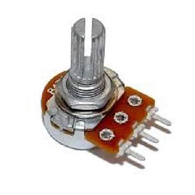(Pack of 5) 10K ohm potentiometer, single variable resistor (Round)