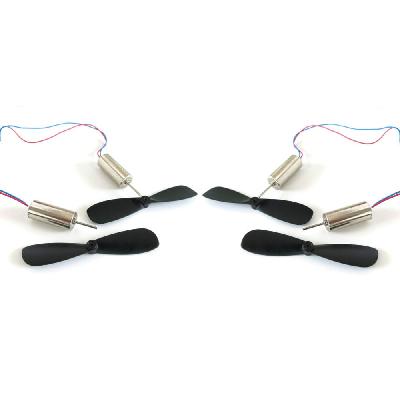 DC 3.7V 720 7*20 mm Magnetic Micro Coreless Motor   Propeller 48000RPM (Pack of 4)