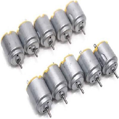 DC Motor Mini Electric Motor Carbon Brush High Speed Torque- PACK OF 5