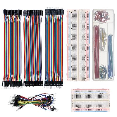 Centiot- Breadboard Jumper Wires Ribbon Male To Male, Male To Female, Female To Female - 120 Pieces