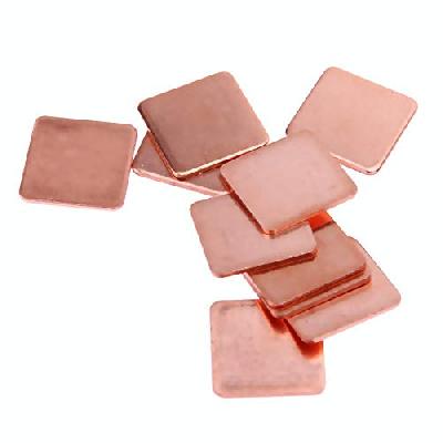 CentIoT - 20x20x1mm Pure Copper Heatsink Copper Shim Thermal Pad - 20 x 20mm Thickness 1mm