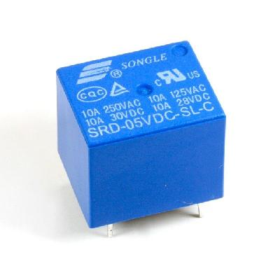 CentIoT - 3V DC Power Relay - SRD-SL-C DIP-5 - Non Latching SPDT 10A (250VAC, 30VDC)