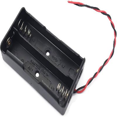 CentIoT - 4S x 18650 Lithium Battery Holder  With Lead Wire Hard Pin Spring Retention