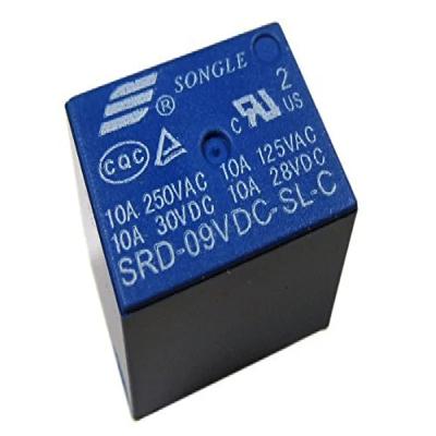 CentIoT -6V DC Power Relay - SRD-6VDC-SL-C DIP-5  Non Latching SPDT 10A (250VAC, 30VDC)