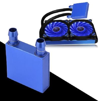 CentIoT - Aluminium 80mm Long Water Cooling Block Liquid Cooler Water Block Radiator-CPU Cooling