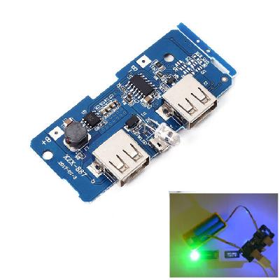 CentIoT - IP5306 Power Bank Charging Board - DC-DC Step Up Boost Power Supply - 5V 1A 2A dual usb