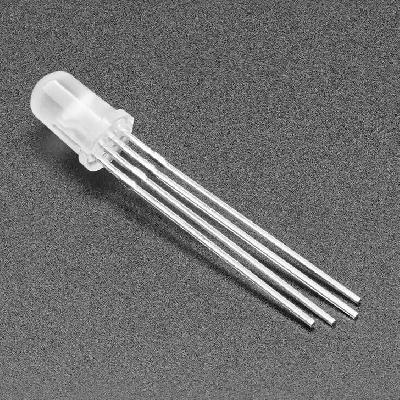 CentIoT - RGB Clear LED 4 Pin LED Round Through Hole - Transparent LED(5mm Common Anode)