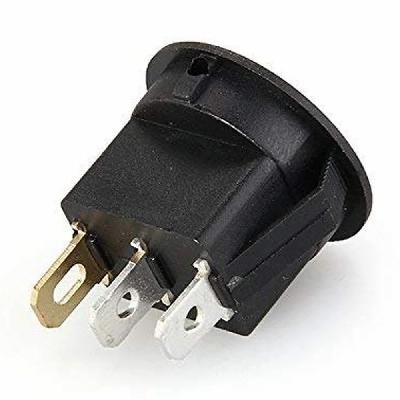 CentIoT - Square Illuminated- KCD4 DPST 16A 250V /20A 125V 4 Pin-Light Rocker Power Switch (Black)