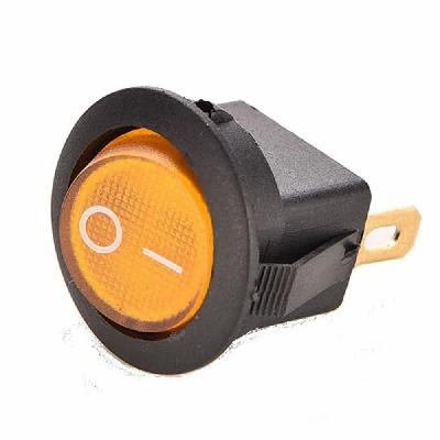 CentIoT - Square Illuminated- KCD4 DPST 16A 250V/ 20A 125V 4 Pin - Light Rocker Power Switch (Blue)