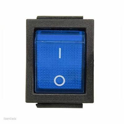 CentIoT - Square Illuminated- KCD4 DPST 16A 250V / 20A 125V AC 4 Pin-Light Rocker Power Switch (Red)