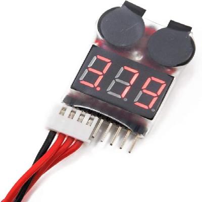 CentIoT 1-8S Li/po/Li-IoFe Battery Voltage 2 In1 Tester Low Voltage without cover
