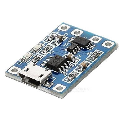CentIoT Li-ion Lithium Battery Charging Module Board Charger TP 4056 (3A High Current DC 5.5 MM Jack