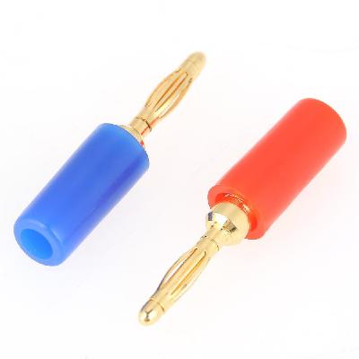Probots 2mm Banana Plug Connector with Cross Hole - 10A - Blue