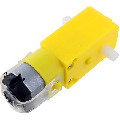 Probots 480 RPM 12V Square Gearbox DC Motor For DIY Robotics