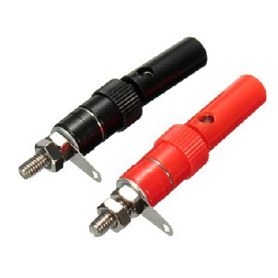 Probots 4mm Banana Socket Jack For Banana Plug Terminal Connector - Red