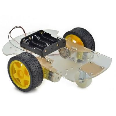 Probots Robot Chassis 4 Wheel Drive Frame With Motors DIY Car Kit 4WD