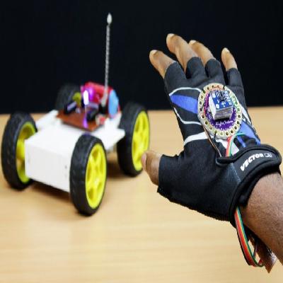 Accelerometer Based Hand Gesture Controlled Robot using Arduino