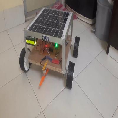 Solar Grass Cutter (Arduino Based)