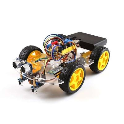 3 Wheel Robot Car Kit For Diy Projects Arduino