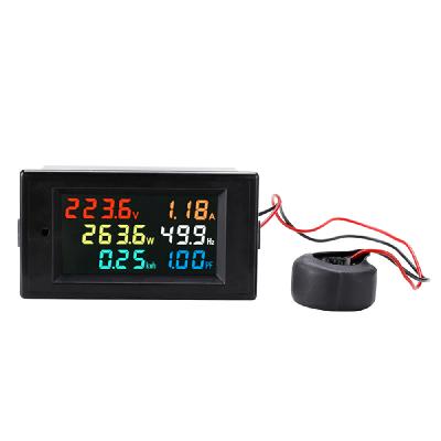 Digital LCD Ampere Voltage Meter Ammeter Voltmeter AC 80 300V 100A
