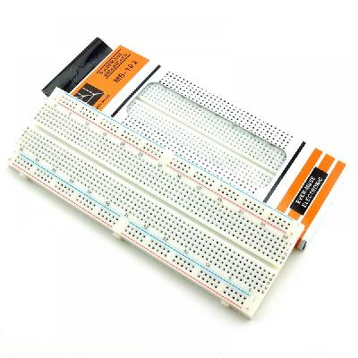 novo3D Electronic Breadboard Gl New Solder Less Breadboard Nickel Plated 830 Points Board