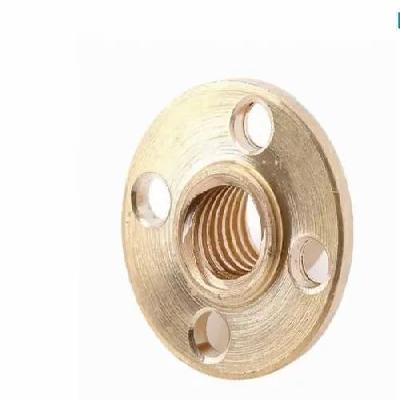 novo3D Leadscrew Nut 4 Start New Circle Shape Well Build Brass M8 Nut For 3D Printer Lead Screw