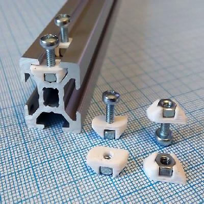 novo3D T Nut M3 Hammer Nut With Accurate Dimension For 3D Printer Aluminium Profile