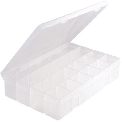 novo3D Transparent Plastic Box With And Without Partition Small Plastic Box