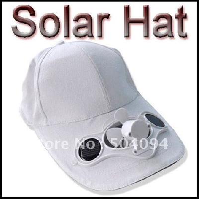 Sport Baseball Cap with Solar Powered Cooling Fan