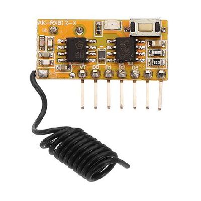 RXB7 433Mhz Superheterodyne Wireless Receiver Module ( Orange Board)