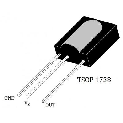 TSOP1738 IR Sensor With Dispenser Board