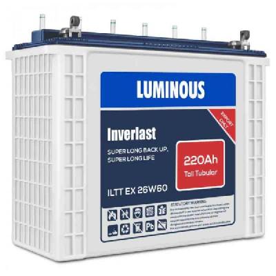 Luminous Solar Tall Tubular Battery