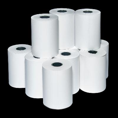 3 Square Plain Thermal Paper Roll 57mm X 20mtrs, GSM: Less Than 80 GSM