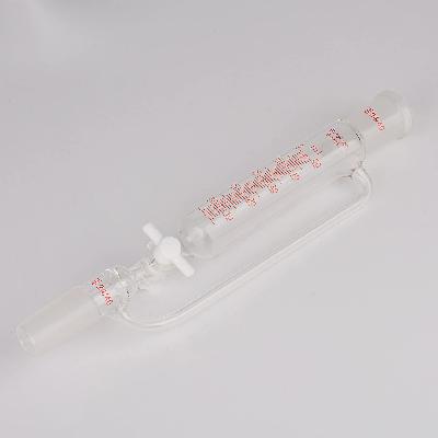 Funnel, Pressure Equalising Cylindrical With PTFE Stopcock