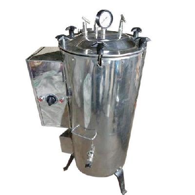 Vertical Autoclave Double Wall Stainless Steel