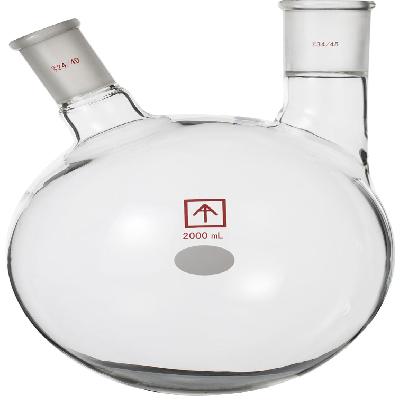 KI-059 Round Bottom Two Neck Flasks