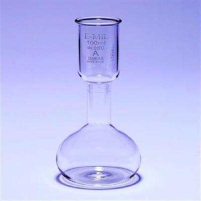 KI-136 Kohlrausch-Mud Flask with Cup At Top Class ''B''