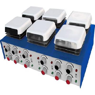 Multi Magnetic Stirrer 6 Channels-With Hot Plates