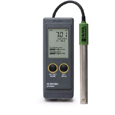 HI991001 Waterproof Portable pH Temperature Meter