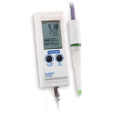 HI99161 Portable Food and Dairy pH Meter
