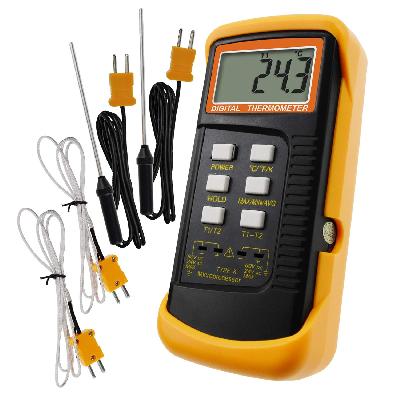 K-Type Thermocouple Thermometer with High Low Limit Display
