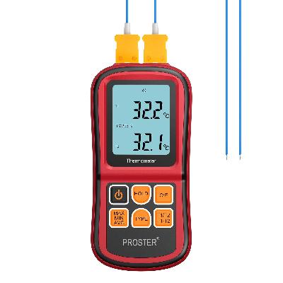 Single Channel K, J, T-Type Thermocouple Thermometer
