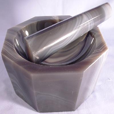 Agate Mortar and Pestle Sets