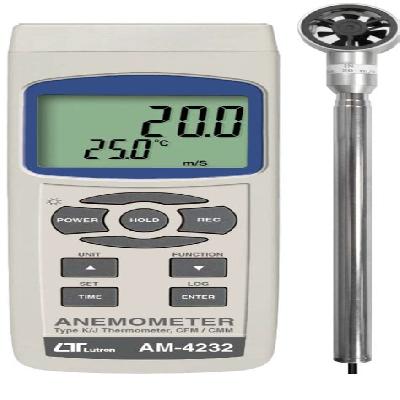 Anemometer Vane Type With Temperature Lutron AM4216