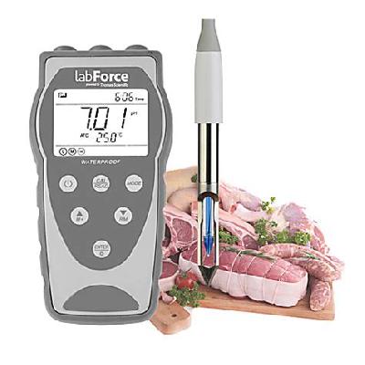 Portable HACCP Compliant pH Meter for Meat