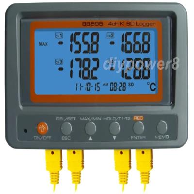 Temperature Data Logger 4 Channel