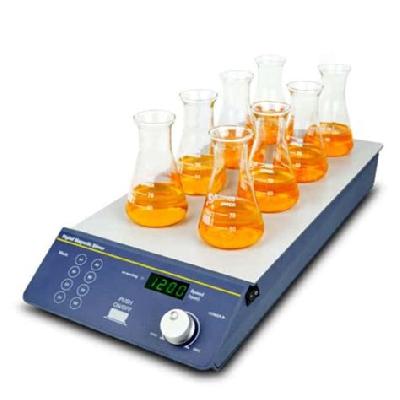 Multi position magnetic stirrer