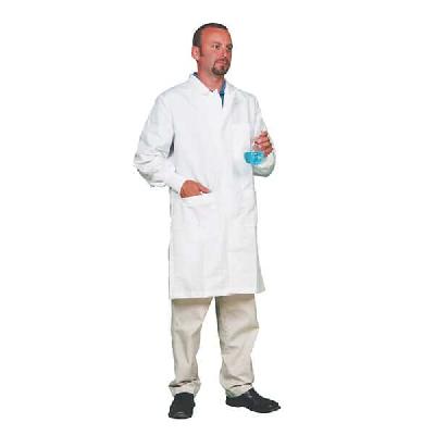 Meta 17020-011-S Fluid-Resistant Men's Lab Coat