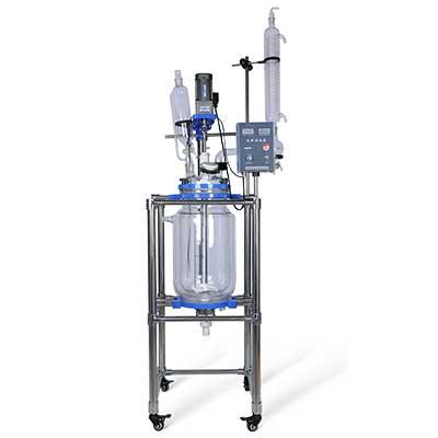 Cylindrical Glass Reactor